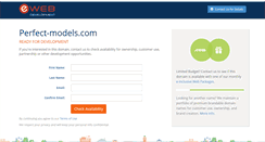 Desktop Screenshot of perfect-models.com